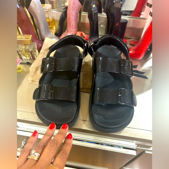 Gucci GG Crystal Black Rubber Sole Dad Sandals - PLEASE READ LISTING!! - Picture 1 of 16